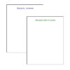 personalized professional notepad