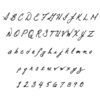 personalized notebook sketchbook in cursive
