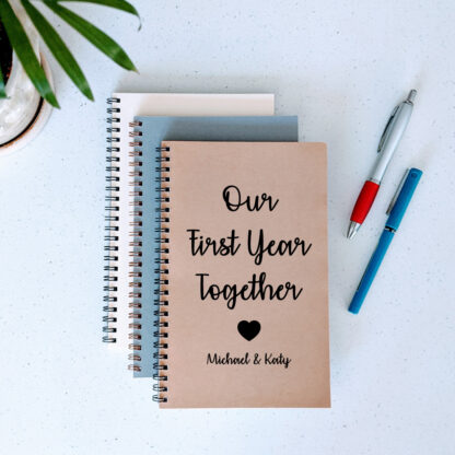 Our First Year Together Notebook