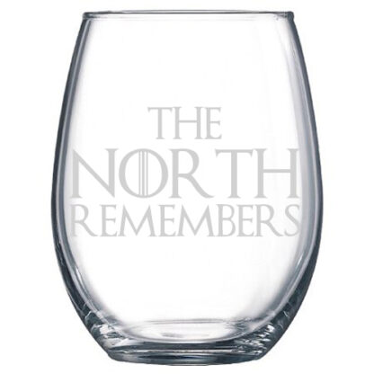 The North Remembers Stemless Wine Glasses