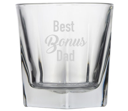Best Bonus Dad Rocks Glass