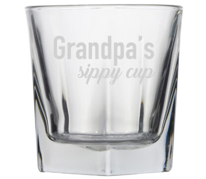 Grandpa's Sippy Cup rocks glass