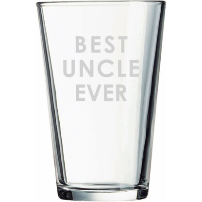 Best Uncle Ever Pint Glass