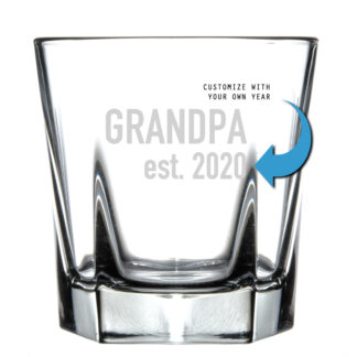 grandpa established rocks glass