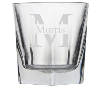 Monogram Rocks Whiskey glass